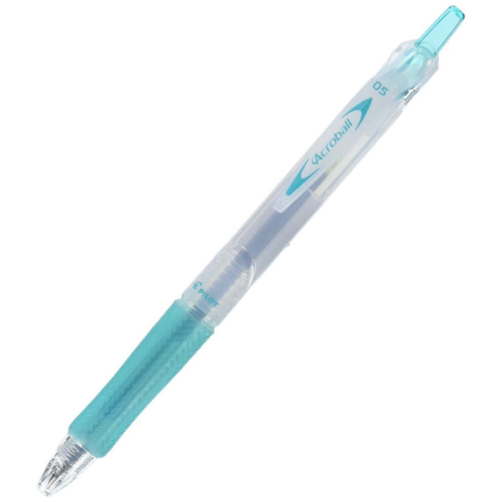 Pilot Acroball 150  Knock Ball Point Pen  Extra Fine  Emerald Green Body (BAB-15EF-EGE)