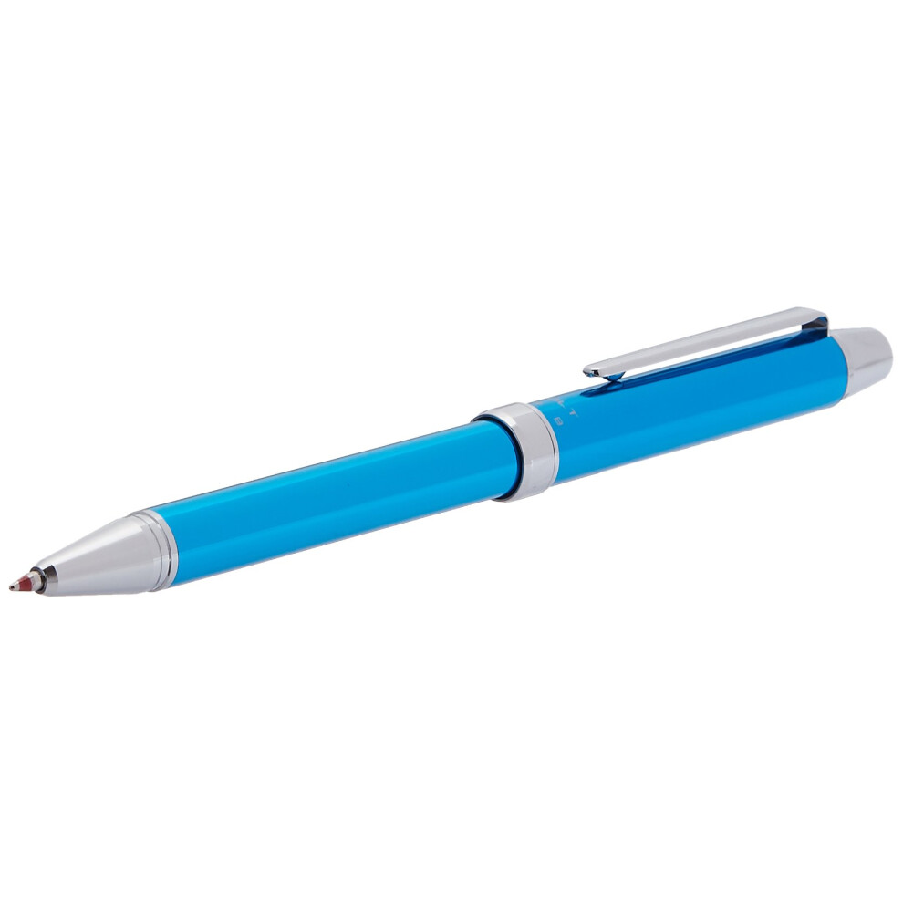 Pilot 2 +1 EVOLT 2 Color 0.7 mm Ballpoint Multi Pen 0.5 mm Mechanical Pencil  Light Blue Body