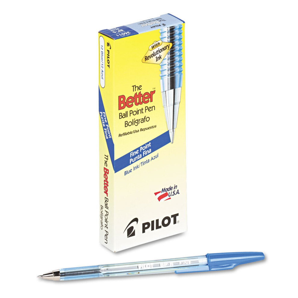 Pilot 36011 Ballpoint Pen  Refillable  Fine Point  Blue