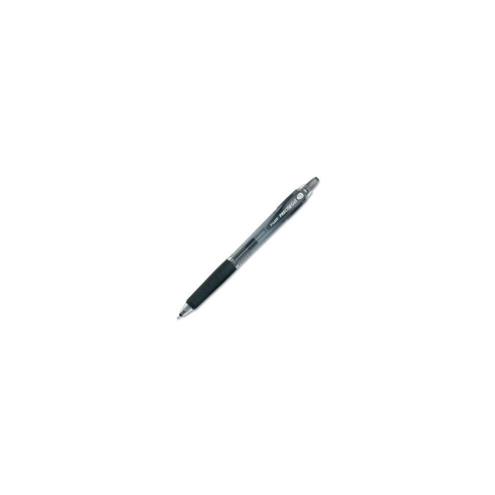 Pilot : Precise Gel Retractable Roller Ball Pen  Black Ink  Fine 0.70 mm -:- Sold as 2 Packs of - 12 - / - Total of 24 Each