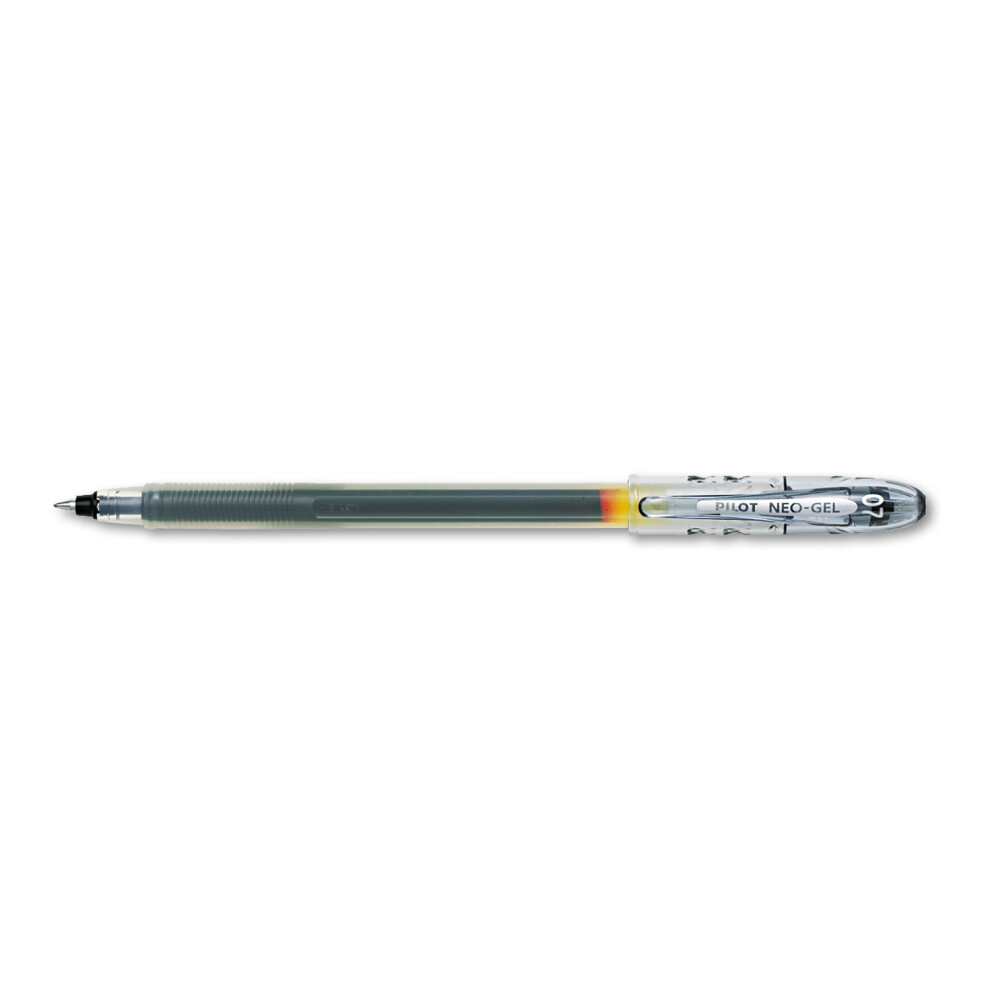 PILOT 14001 Rollerball Gel Pen .7Mm Nonrefillable Clear Barrel Black Ink