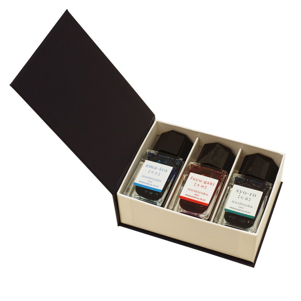 Pilot fountain pen ink mini iroshizuku 3 color set C