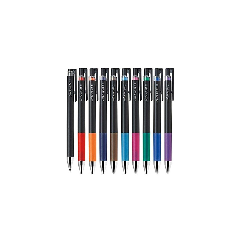 Pilot juice up 04 Retractable Gel Ink Pen  Ultra Fine Point 0.4mm  LJP-20S4  10 Color Set