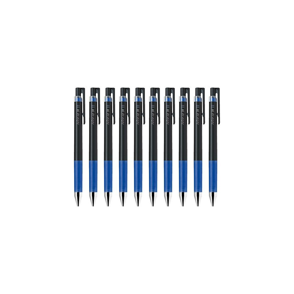 Pilot juice up 04 Retractable Gel Ink Pen  Ultra Fine Point 0.4mm  Blue Ink  Value Set of 10