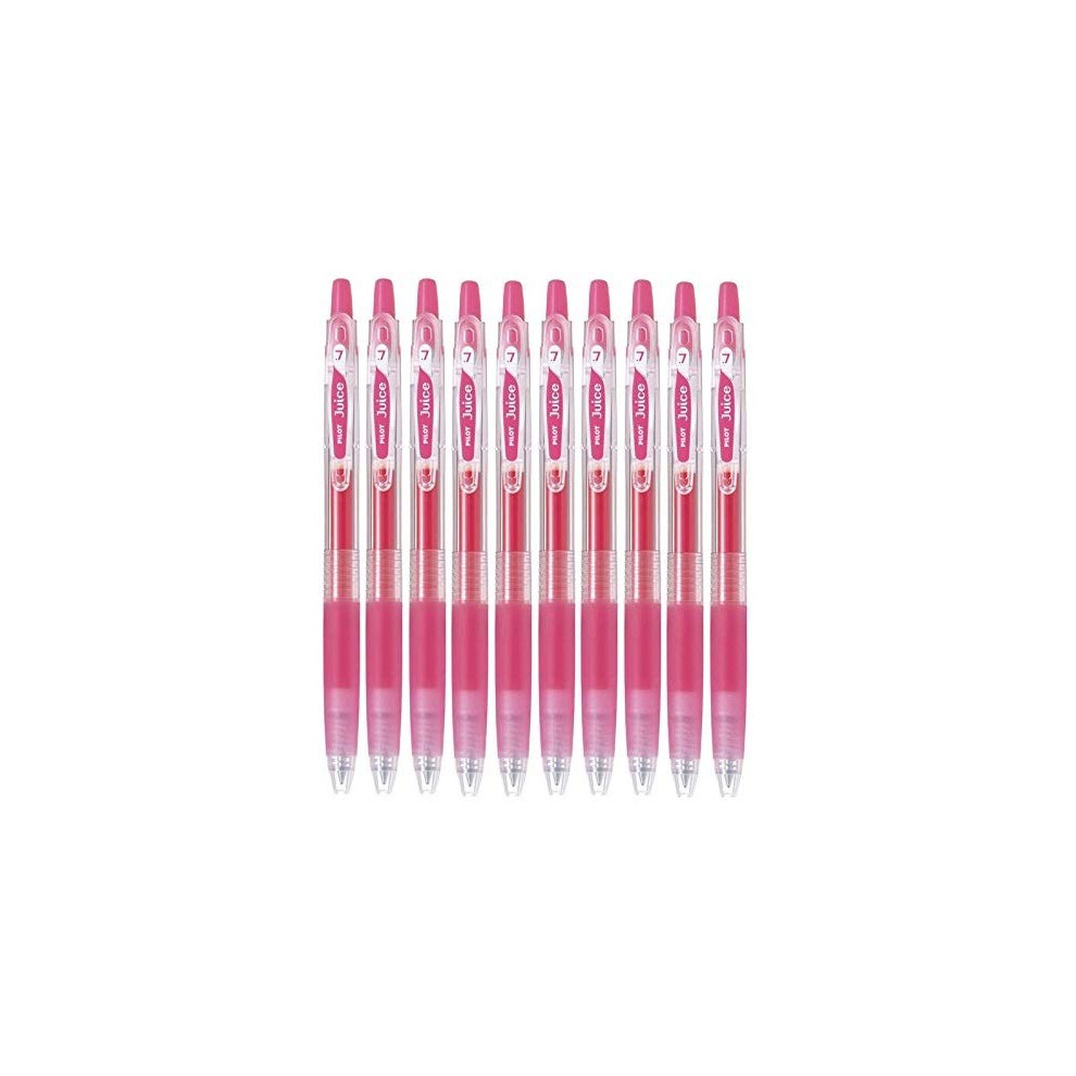 Pilot Juice 0.7mm Gel Ink Ballpoint Pen  Pink Ink  Value Set