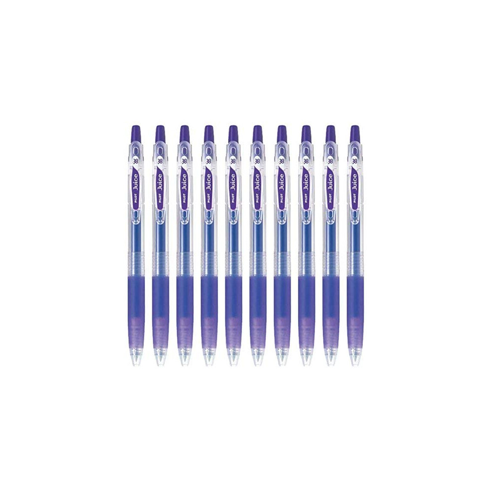 Pilot Juice 0.38mm Gel Ink Ballpoint Pen  Violet Ink  Value Set