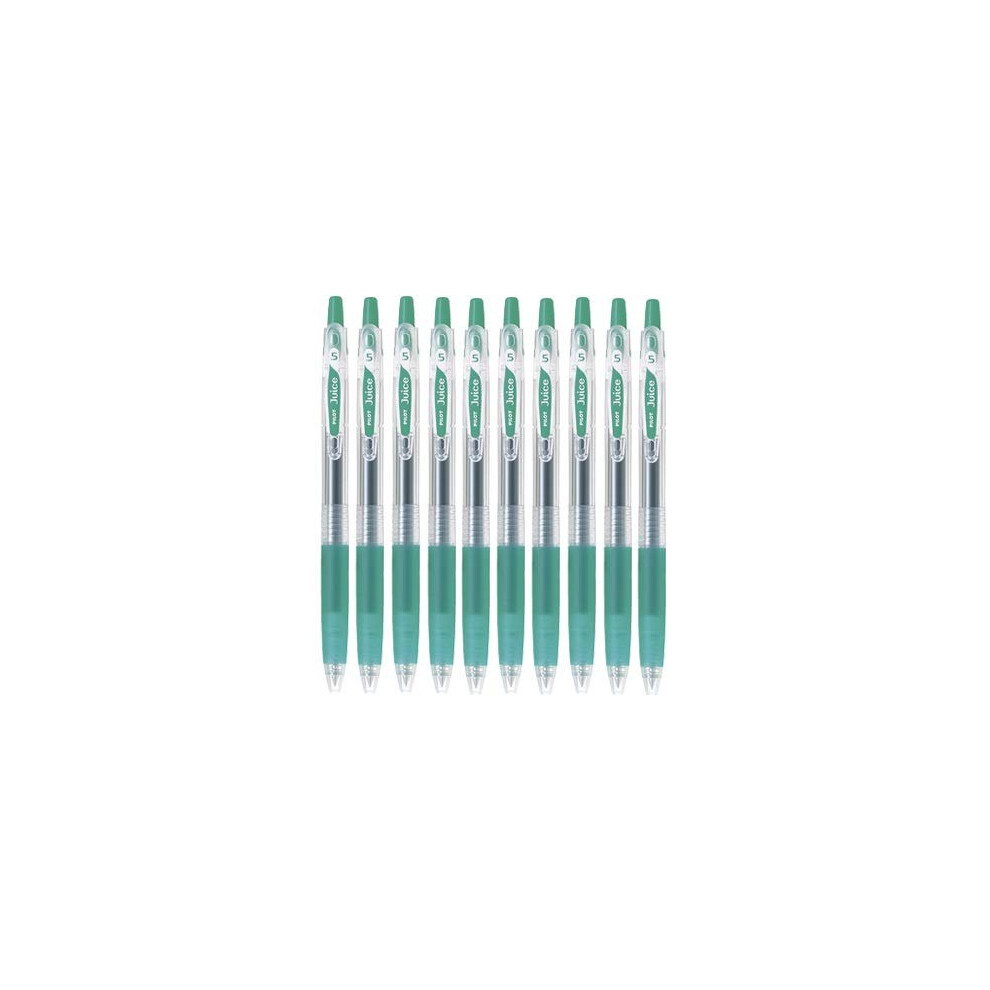 Pilot Juice 0.5mm Gel Ink Ballpoint Pen  Green Ink  Value Set