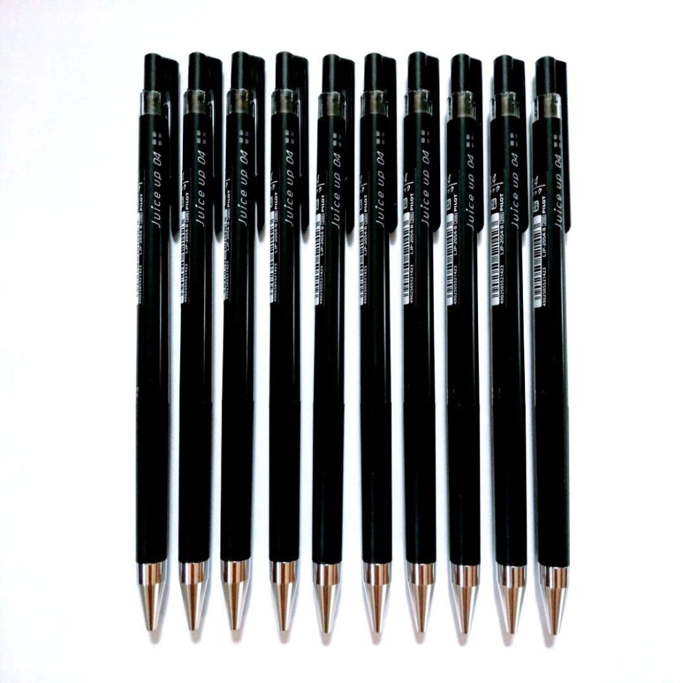 Pilot juice up 04 Retractable Gel Ink Pen  Ultra Fine Point 0.4mm  Black Ink  Value Set