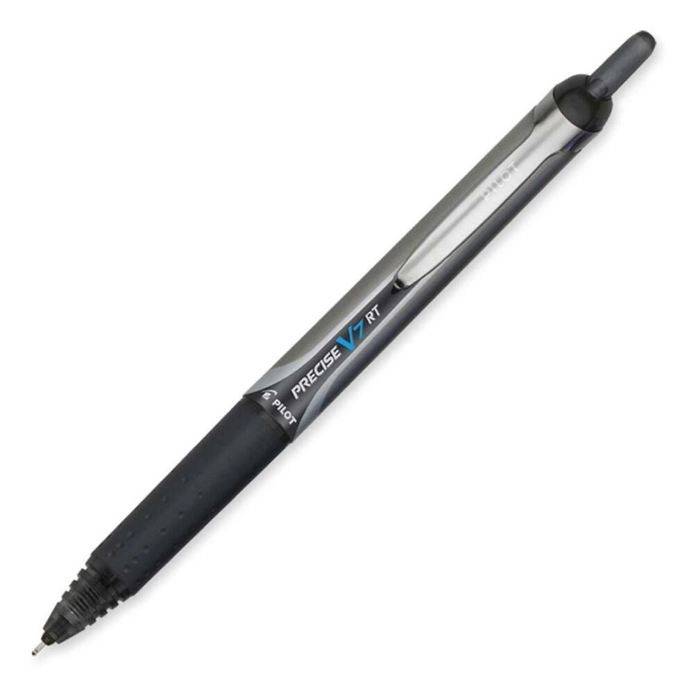 Pilot Roller Ball Pen  Refillable  Retractable  Fine  Black (PIL35455)