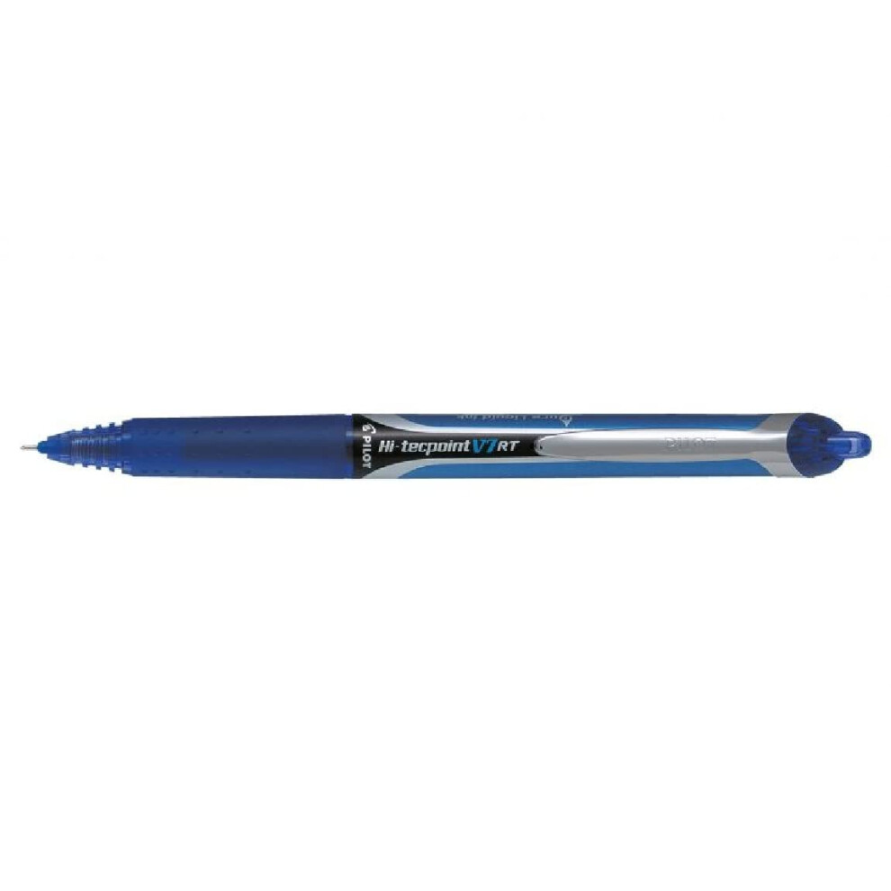 Pilot V7 RT Retractable Liquid Ink Rollerball 0.7 mm - Blue  Single Pen