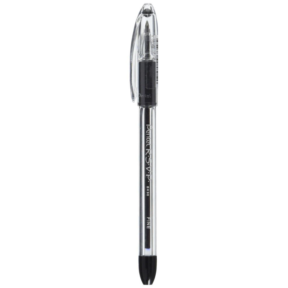 Pentel R.S.V.P. Ballpoint Stick Pens (BK90ASW2)(Pack Of 24)