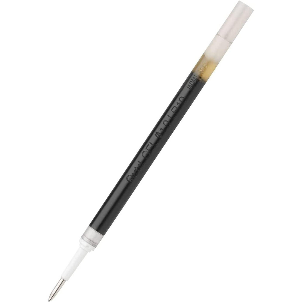 Refill for Energel Retractable & Deluxe Liquid Gel  Needle Tip  Med  Blue Ink Black Ink/Metal Tip/Bold Point