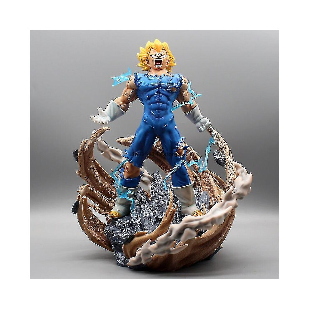 36cm Anime Dragon Ball Z Figure Bt Majin Vegeta With Base Figure Self-destruct Majin Vegeta Action Figure Pvc Model Toys -e