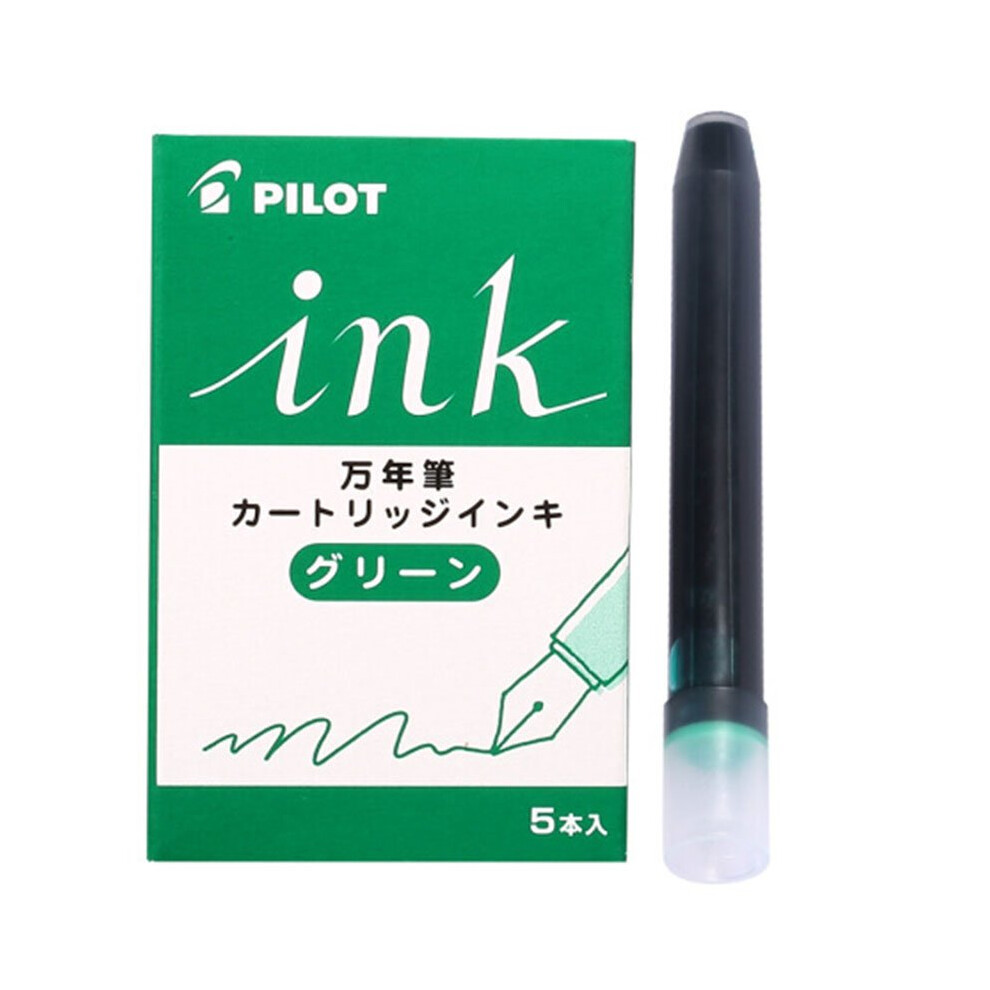 Fountain pen ink cartridge 5 pieces [Green] IRF-5S-G