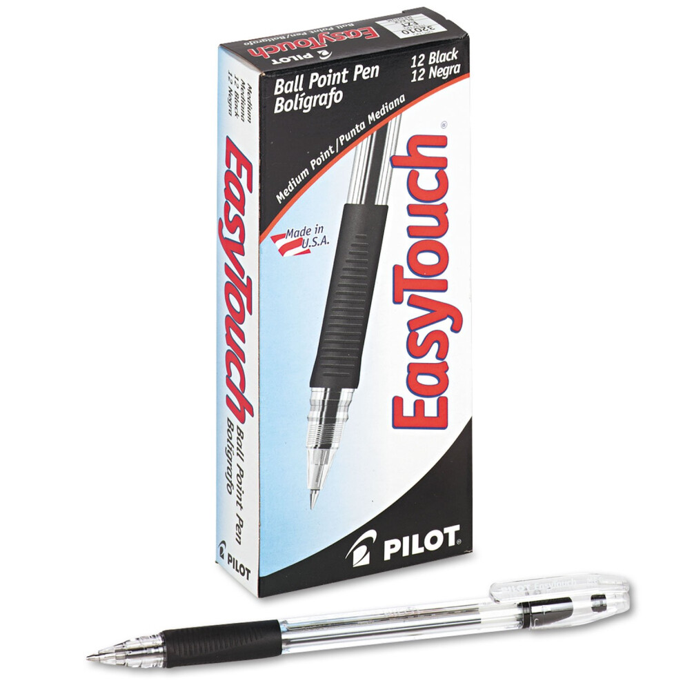 Pilot 32010 Ballpoint Pen  Refillable  Medium Point  Black