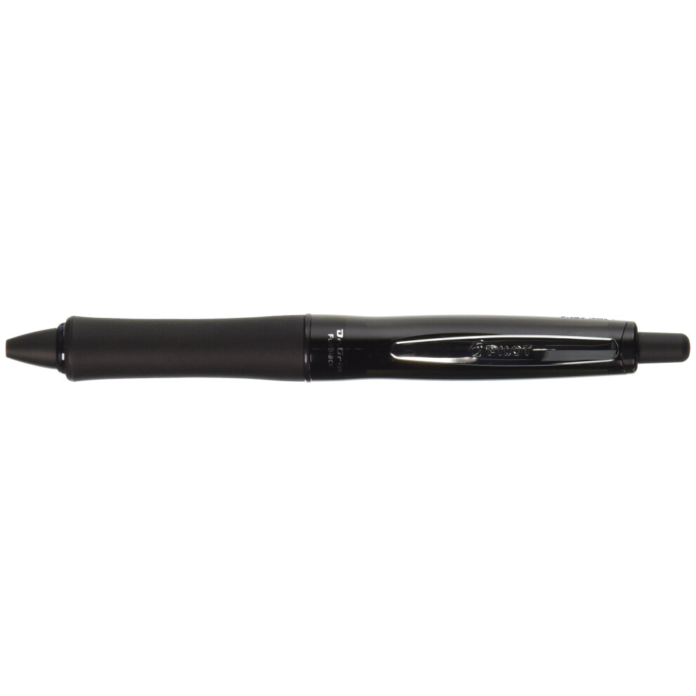 Pilot Dr. Grip Full Black Ballpoint Pen 0.7 mm  Black Body (BDGFB80F-B)