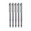 Uni-Ball uni-ball Vision Stick Needle Fine Point Roller Ball Pens, 5 Μαύρα Μελάνια (1734912) 2