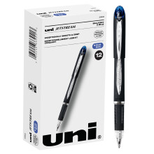 uni-ball Jetstream Bold Point Stick Roller Ball Pens, 1 Black Ink Pen (33924PP)