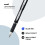 Uni-Ball uni-ball Jetstream Bold Point Rollerball-Stift, 1 schwarzer Tintenstift (33924PP) 2