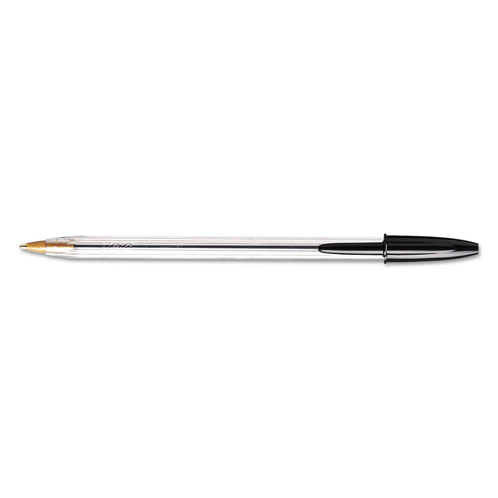 BIC Cristal Xtra Smooth Ballpoint Pen  Medium Point (1.0mm)  Black  For Ultra-Smooth Writing  24-Count