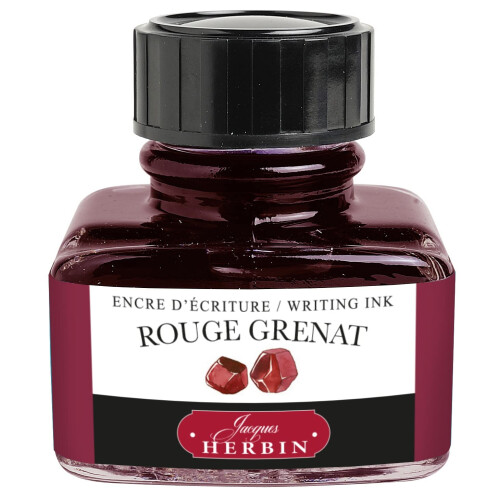 Jacques Herbin 13029T - 30ml Μπουκάλι Μελάνης για Φαξ και Ρολέρ - Rouge Grenat