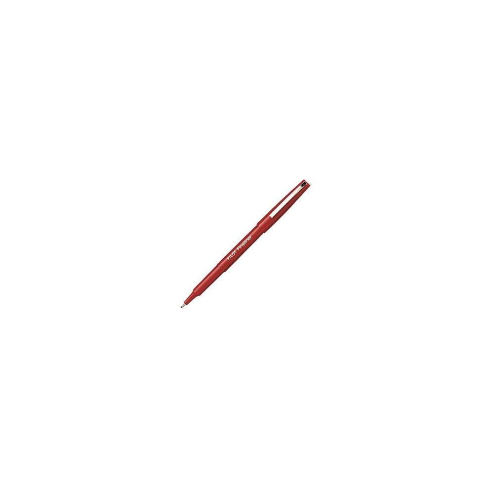 Pilot Pen Corporation of America : Fineliner Marker  Airtight Cap  Fine Point  Red Ink -:- Sold as 2 Packs of - 1 - / - Total of 2 Each