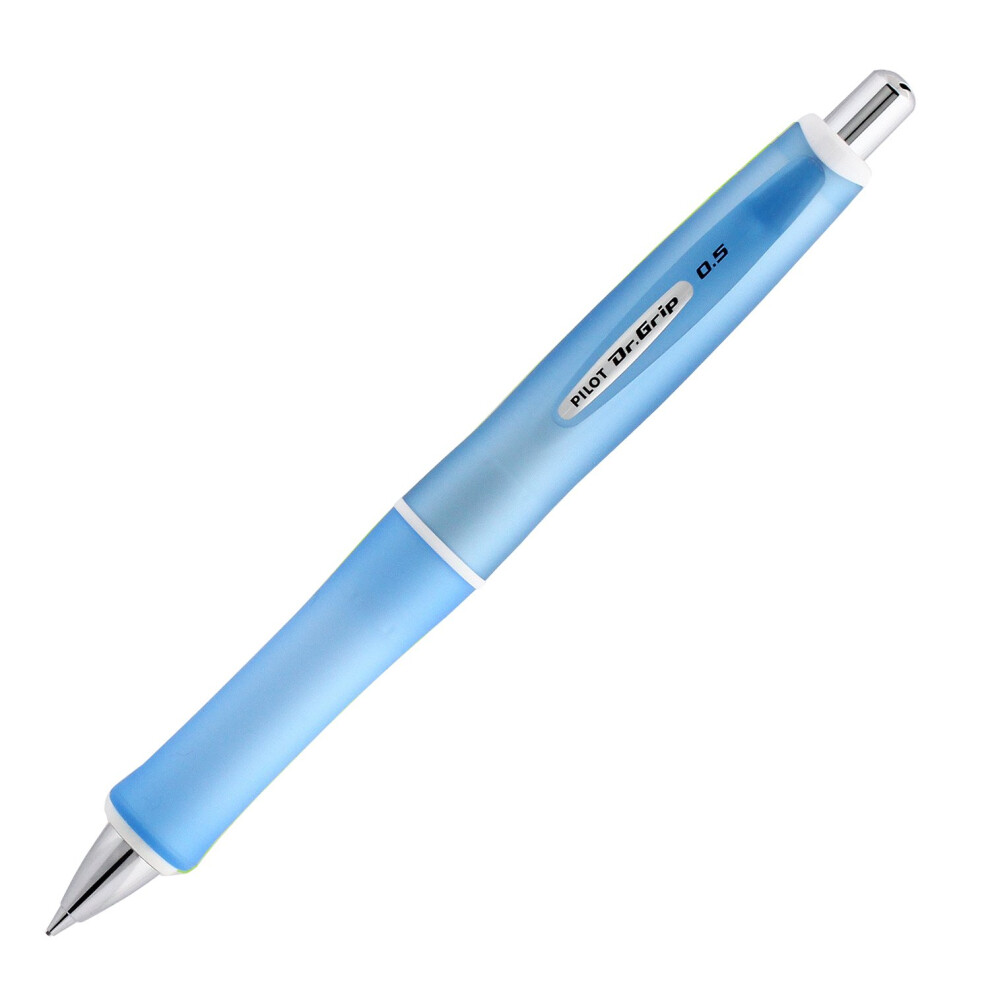 Pilot Dr. Grip G-Spec Frost Color Shaker Mechanical Pencil - 0.5 mm  Frost Soft Blue Body (HDGS-60R-RSL)