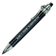 Koh-I-Noor Mechanical Hardtmuth Lead Holder with 5.6mm x 80mm Lead Black with Clip 1 Each (5311CN1005PK)