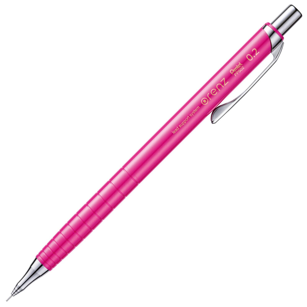 Pentel Mechanical Pencil Orenz 0.2mm  Pink Body (XPP502-P)