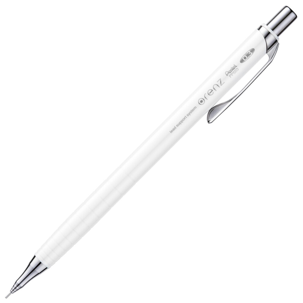 Pentel Mechanical Pencil Orenz 0.3mm  White Body (XPP503-W)