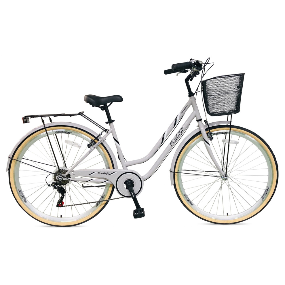 (17 inch ) Tiger Vintage Ladies Hybrid Bicycle 700c Grey-image-OPC-PFNDPXD-NEW
