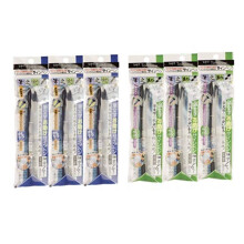 Tombow Fudenosuke Pinselstift  harter Typ und weicher Typ, 3 Stifte, insgesamt 6 Stifte, Kunst-Vorteilsset.