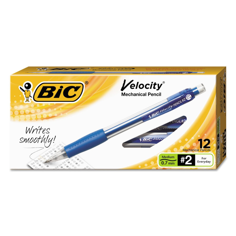 BIC MV711BK Velocity Original Mechanical Pencil  7mm  Blue