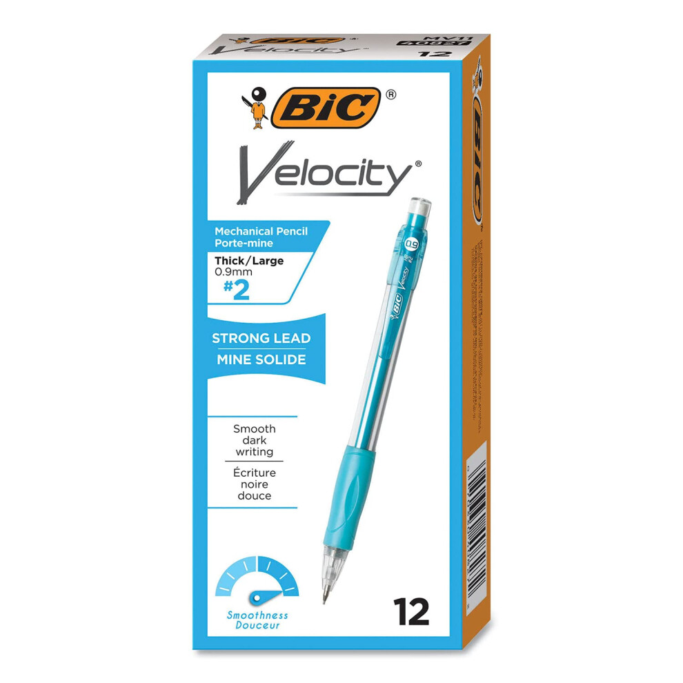 BIC MV11BK Velocity Original Mechanical Pencil  9mm  Turquoise