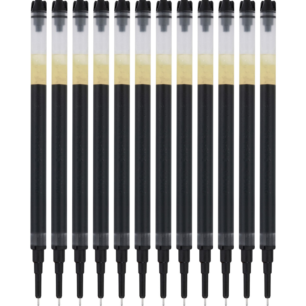 PILOT Pen Precise V7 RT Liquid Ink Refill For Retractable Pens  Fine Point  0.7mm  Black Ink  12-Pack