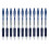 Pilot Pilot G2 Retractable Gelpennor, Extra Fin Spets, Marinblå Bläck, 0,5 mm, 12/Pack 1