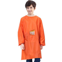 Royar Beauty Kids Art Smock Waterproof frklde med fickan fr barn Artistmlning Frklons Smockar med lng rm fr pojkar och flickor (Orange l