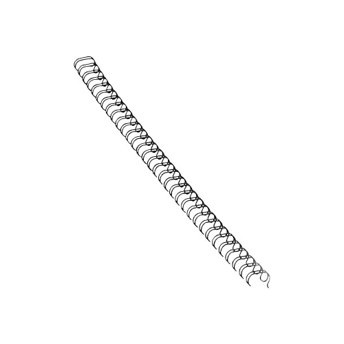 Fellowes Drahtbindungen, 1/2" Durchmesser, 100 Blatt Kapazität, Schwarz, 25/Stück 1