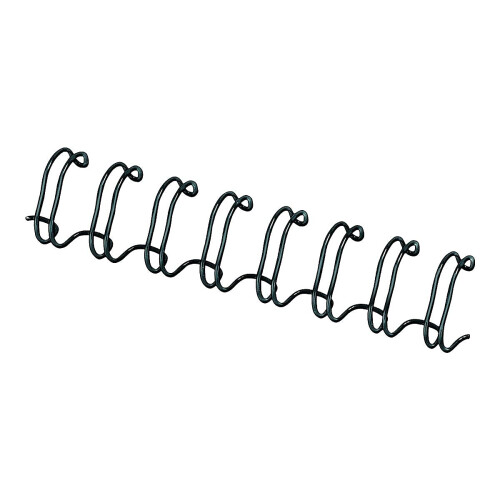 Fellowes Drahtbindungen, 1/2" Durchmesser, 100 Blatt Kapazität, Schwarz, 25/Stück 2