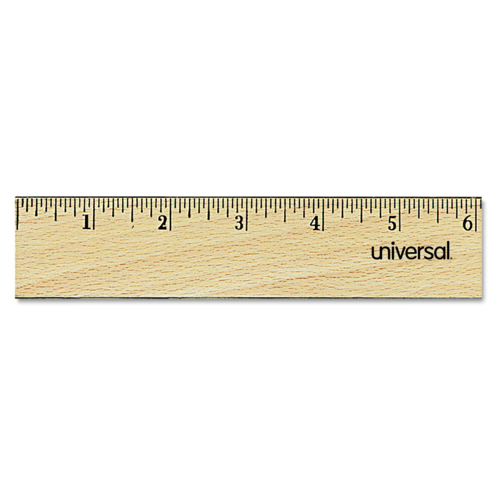 Ruler  Wood  12""  Double Edge