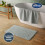 (Bath Sheet, Grey ) Silentnight Ribbed Cotton Towel 100% Cotton BCI 5
