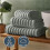(Bath Sheet, Grey ) Silentnight Ribbed Cotton Towel 100% Cotton BCI 6