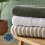(Bath Sheet, Grey ) Silentnight Ribbed Cotton Towel 100% Cotton BCI 7