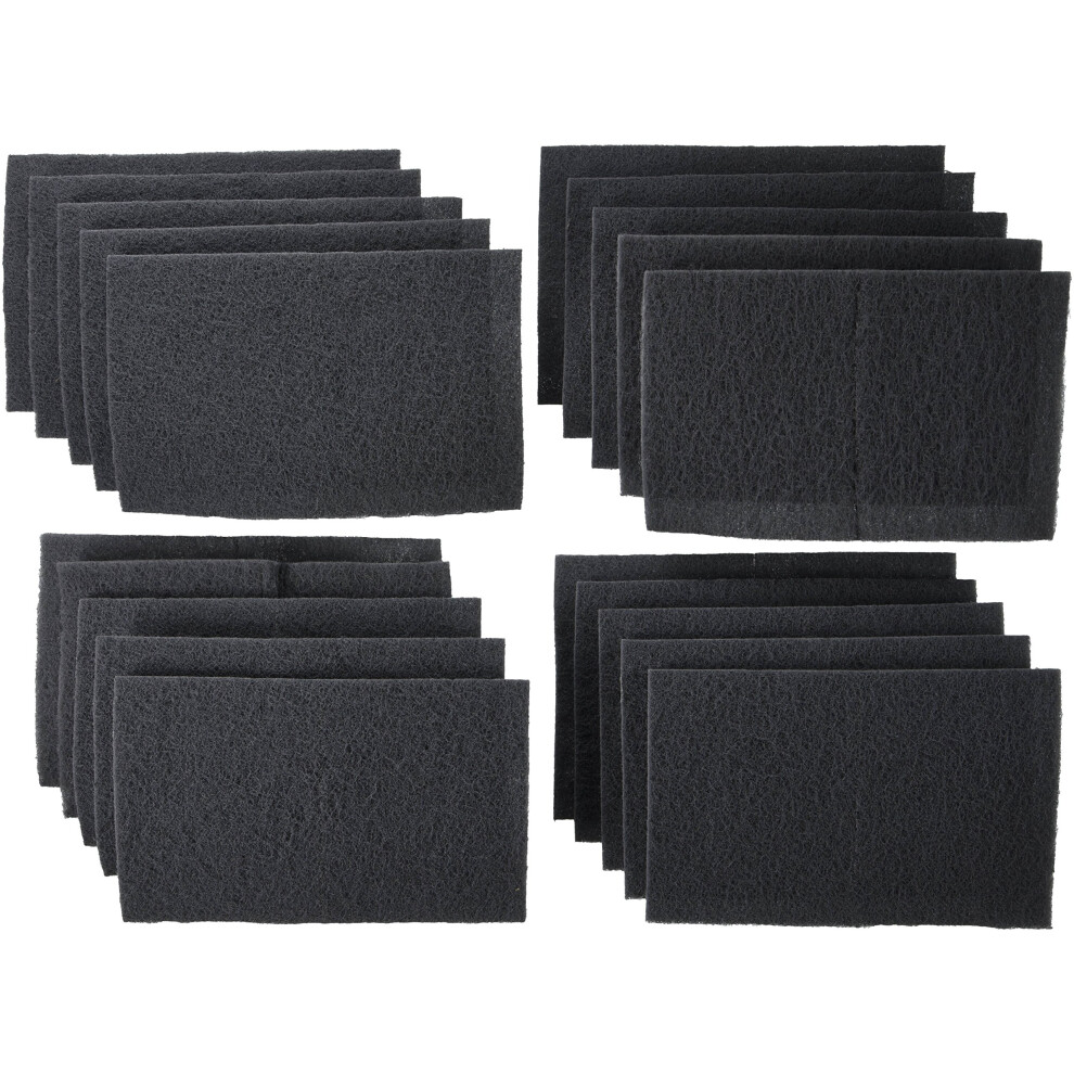 Norton (662610-58002-20PK) Bear-Tex Gray 6"" x 9"" Color Prep Scuff Pad  (Case of 20)