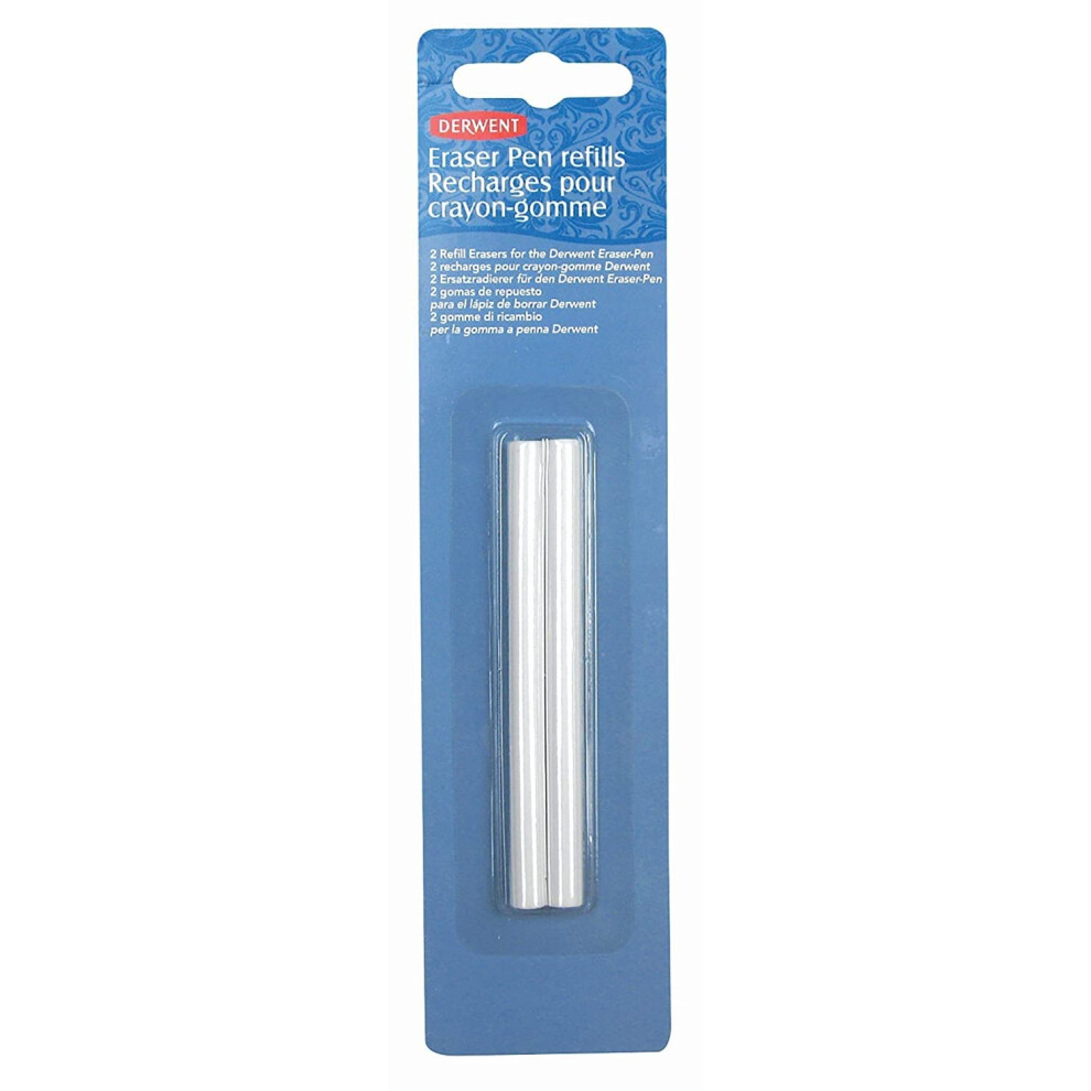 Derwent Eraser Pen Refills  Pack  2 Count (2301966)