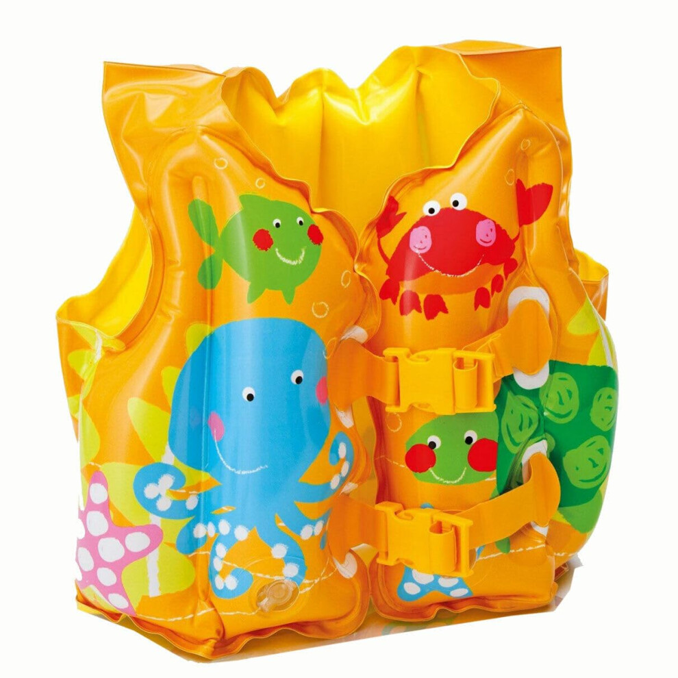 Intex 1 Pack Tropical Buddies Swim Vest #59661EP Ages 3-5