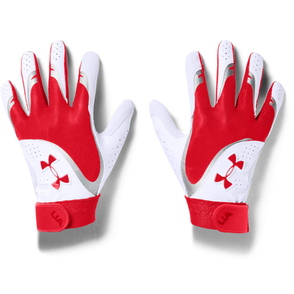 Under Armour Women's Radar 20 Softball Gloves   Red (600)/Red   X-Large