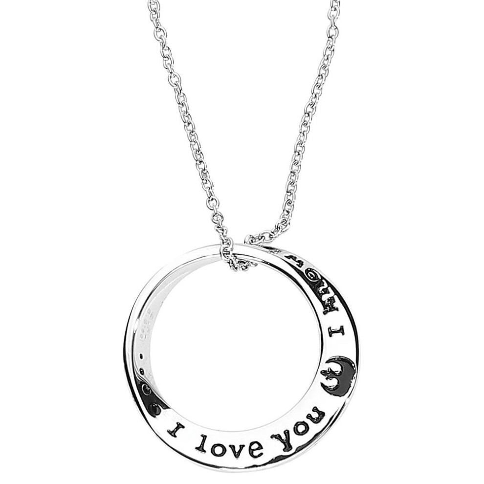 STAR WARS ""I Love You I Know Mobius Necklace