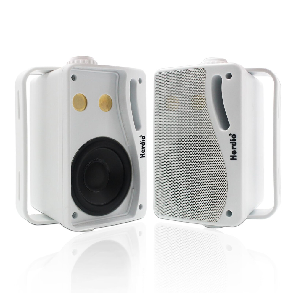 Photos - Speakers Herdio 3.5 Inch Passive Outdoor  Wired Waterproof 200W 3 Way Premium Mountable Wall Mount  with Superior Sou