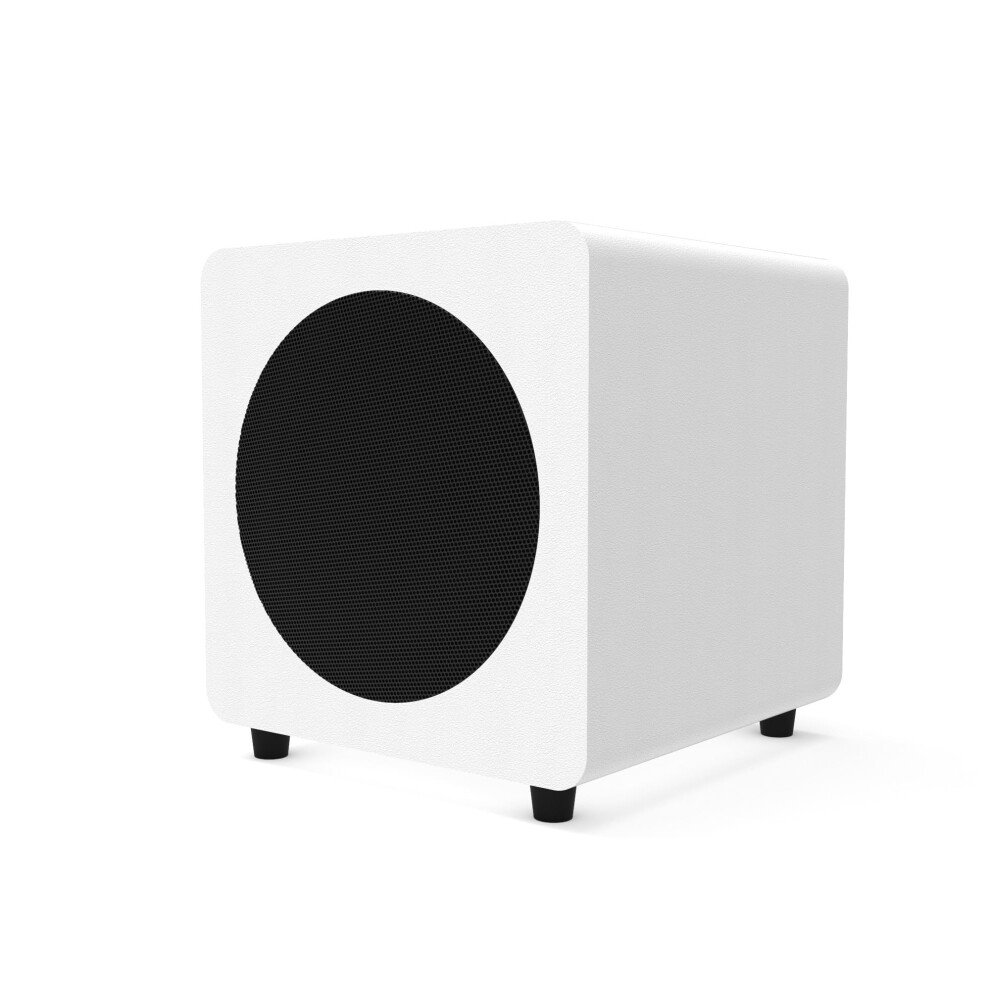 Kanto Sub8vmw Sealed Powered Subwoofer | 300W Peak Power | 8"" Woofer | Matte White 800152720685